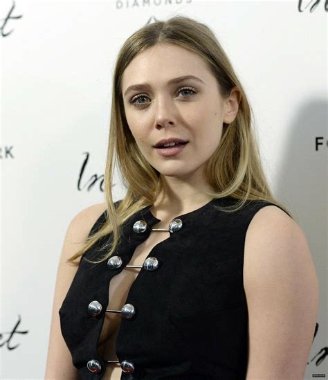 elizabeth olsen boobs|Elizabeth Olsen is self